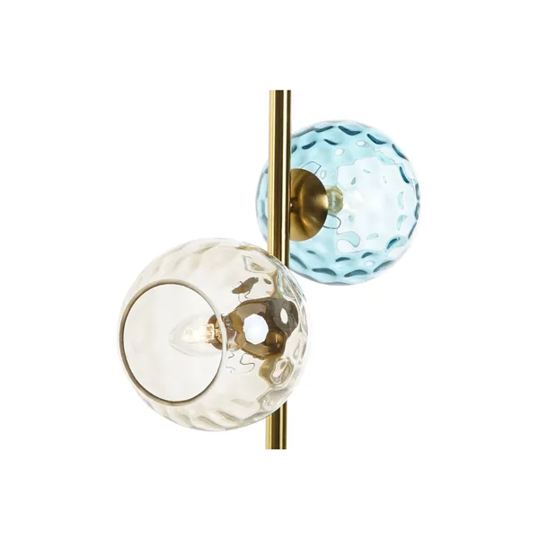 Desk lamp DKD Home Decor Multicolour Golden Crystal Melamin 40 W 220 V 32 x 32 x 58 cm