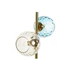 Desk lamp DKD Home Decor Multicolour Golden Crystal Melamin 40 W 220 V 32 x 32 x 58 cm