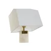 Desk lamp DKD Home Decor White Golden Metal Marble 50 W 220 V 38 x 25 x 76 cm
