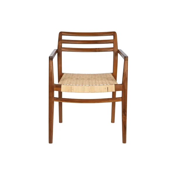 Chair DKD Home Decor Brown Beige Natural 50 x 56 x 86 cm