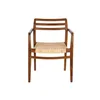 Chair DKD Home Decor Brown Beige Natural 50 x 56 x 86 cm