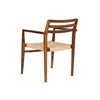 Chair DKD Home Decor Brown Beige Natural 50 x 56 x 86 cm