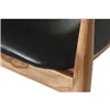 Chair DKD Home Decor Black Natural 58 x 60 x 75 cm