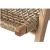Chair with Armrests DKD Home Decor Beige Natural 55 x 60 x 85 cm