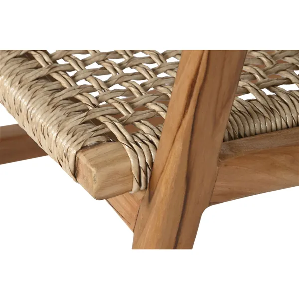 Rocking Chair DKD Home Decor Natural Teak 62 x 84 x 85 cm