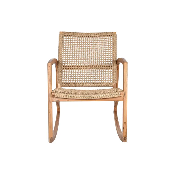 Rocking Chair DKD Home Decor Natural Teak 62 x 84 x 85 cm