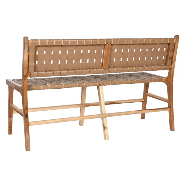 Bench DKD Home Decor Beige Colonial 140 x 59 x 89 cm