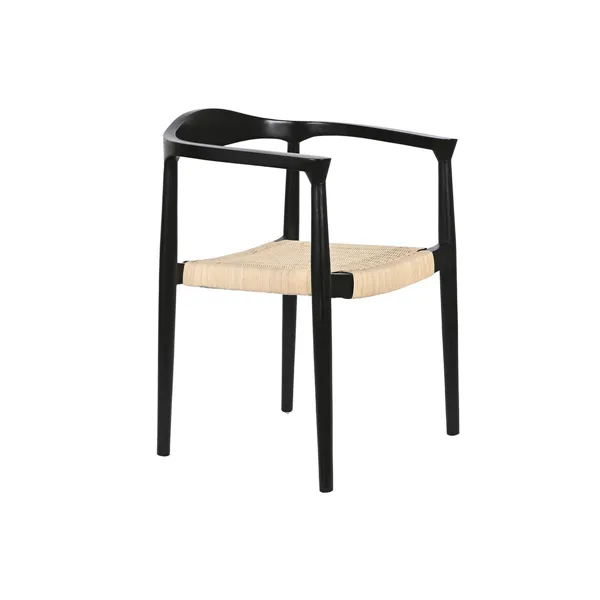 Chair DKD Home Decor White Black 59 x 55 x 78 cm
