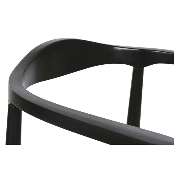 Chair DKD Home Decor White Black 59 x 55 x 78 cm