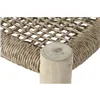 Garden sofa DKD Home Decor White Natural Teak 120 x 81 x 84 cm