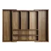 Cutlery Organiser DKD Home Decor Natural Acacia 35 x 30 x 7 cm
