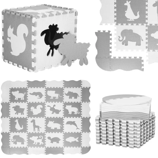Детский коврик из пенопласта - Puzle Springos FM0013 150 X 150 см