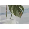 Canvas Home ESPRIT Blue White Green Scandinavian Plant 80 x 3,5 x 120 cm (2 Units)