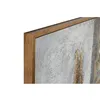 Canvas Home ESPRIT Grey Golden Abstract Modern 131 x 4 x 131 cm
