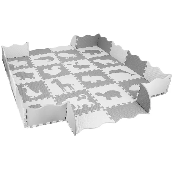 Bērnu putu paklājs - Puzle Springos FM0013 150 X 150 cm