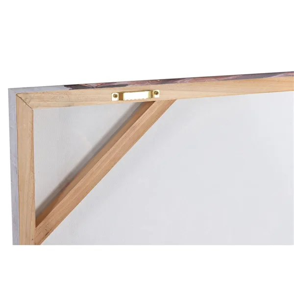 Canvas Home ESPRIT Canvas MDF Wood 70 x 3 x 100 cm