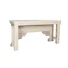 Side table Home ESPRIT White Mango wood 182 x 54 x 91 cm