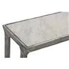 Set of 2 tables Home ESPRIT White Multicolour Silver 107 x 30 x 81 cm 108 x 30 x 79 cm