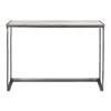 Set of 2 tables Home ESPRIT White Multicolour Silver 107 x 30 x 81 cm 108 x 30 x 79 cm