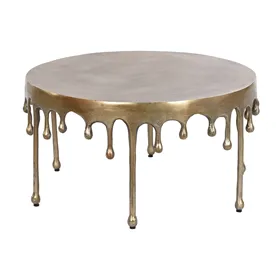 Centre Table Home ESPRIT Aluminium 75 x 75 x 40 cm