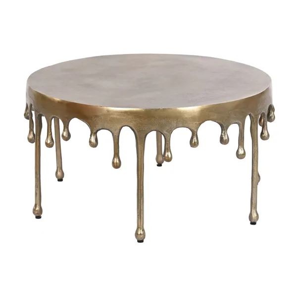 Centre Table Home ESPRIT Aluminium 75 x 75 x 40 cm