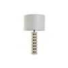 Desk lamp Home ESPRIT White Golden Marble 50 W 220 V 38 x 38 x 72 cm
