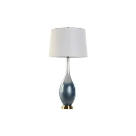 Desk lamp Home ESPRIT Blue Bicoloured Crystal 50 W 220 V 40 x 40 x 84 cm