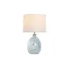 Desk lamp Home ESPRIT Blue White Crystal 50 W 220 V 40 x 40 x 66 cm