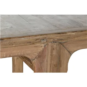 Side table Home ESPRIT Dark brown Teak 195 x 50 x 82 cm