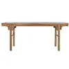 Side table Home ESPRIT Dark brown Teak 195 x 50 x 82 cm
