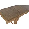 Side table Home ESPRIT Dark brown Teak 195 x 50 x 82 cm