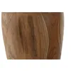 Vase Home ESPRIT Natural Dark brown Teak 25 x 25 x 40 cm