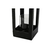 Lantern DKD Home Decor Black Aluminium Crystal 16 x 16 x 55 cm
