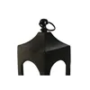 Lantern DKD Home Decor Black Aluminium Crystal 16 x 16 x 55 cm