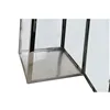 Lantern DKD Home Decor Brown Silver Leather Crystal Steel Chromed 30 x 30 x 66 cm