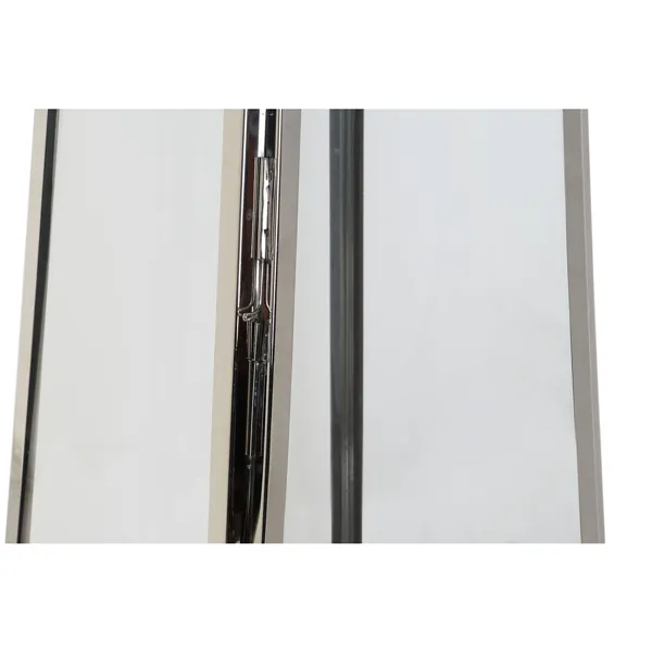 Lantern DKD Home Decor Brown Silver Leather Crystal Steel Chromed 30 x 30 x 66 cm