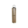 Candleholder DKD Home Decor Brown Silver Natural Crystal Mango wood 20 x 20 x 74 cm
