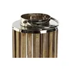 Candleholder DKD Home Decor Brown Silver Natural Crystal Mango wood 20 x 20 x 74 cm