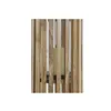 Candleholder DKD Home Decor Brown Silver Natural Crystal Mango wood 20 x 20 x 74 cm