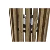 Candleholder DKD Home Decor Brown Silver Natural Crystal Mango wood 20 x 20 x 74 cm