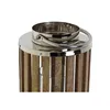 Candleholder DKD Home Decor Brown Silver Natural Crystal Mango wood 20 x 20 x 50 cm