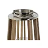 Candleholder DKD Home Decor Brown Silver Natural Crystal Mango wood 32 x 32 x 51 cm