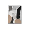 Canvas Home ESPRIT White Black Beige Grey Abstract Modern 103 x 4,5 x 143 cm