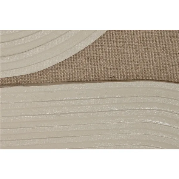 Painting 3D Home ESPRIT Jute Foam 103 x 4,5 x 143 cm