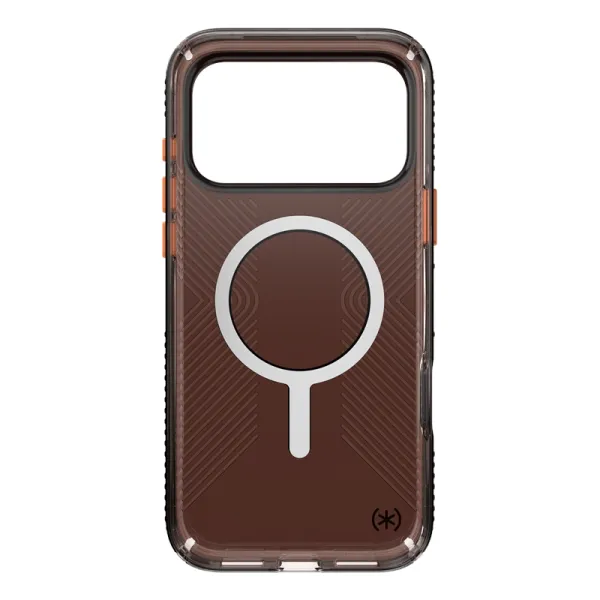 Speck Presidio Lux Grip MagSafe - iPhone 17 Pro Max Case (Luxury Shade Matte / Orange)