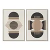 Canvas Home ESPRIT White Brown Black Natural Boho 63 x 4,3 x 93 cm (2 Units)