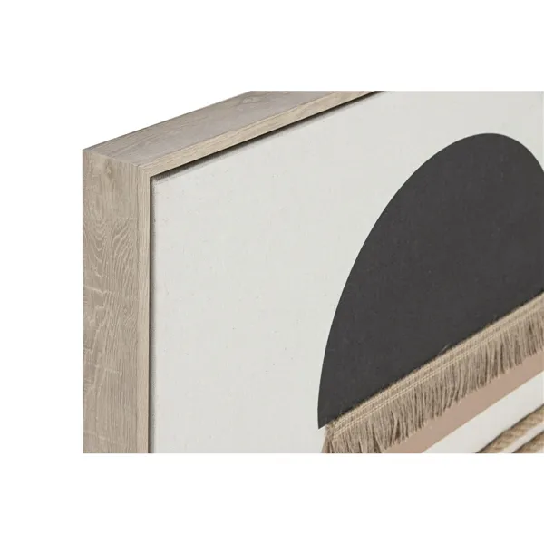 Canvas Home ESPRIT White Brown Black Natural Boho 63 x 4,3 x 93 cm (2 Units)