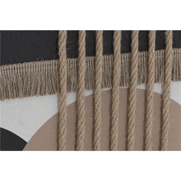 Canvas Home ESPRIT White Brown Black Natural Boho 63 x 4,3 x 93 cm (2 Units)