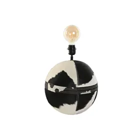 Desk lamp Home ESPRIT Metal Mango wood 30 x 30 x 39 cm