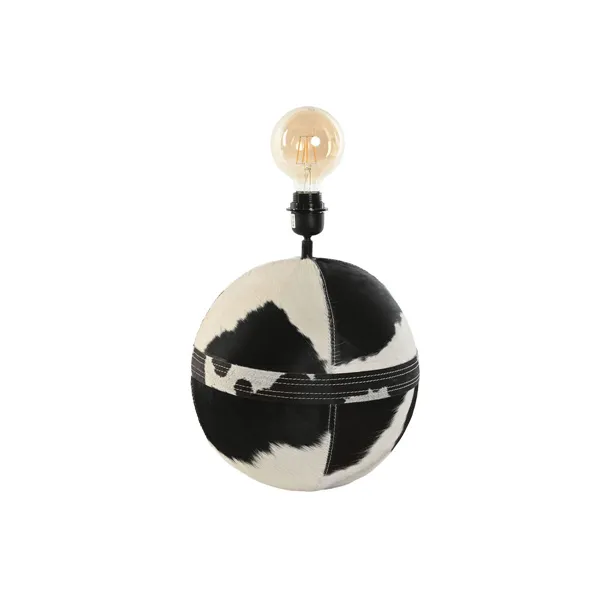 Desk lamp Home ESPRIT Metal Mango wood 30 x 30 x 39 cm